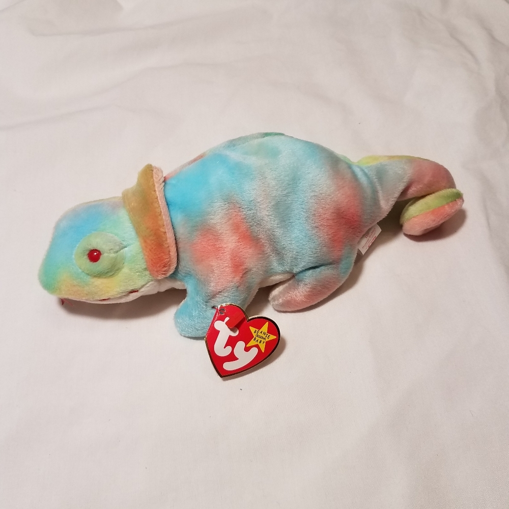 Rainbow the Chamelon Ty Beanie Babies